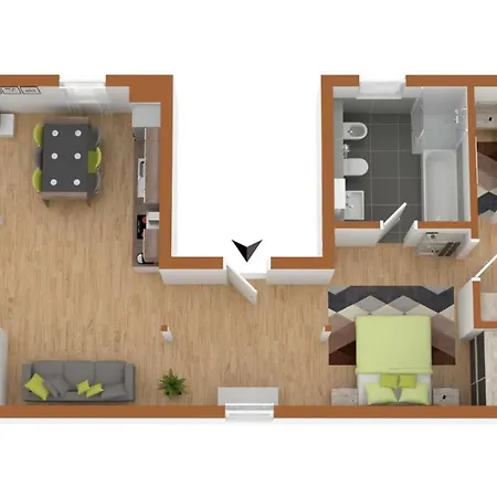 Apartmán Loftwohnung Im Tollen Hinterhaus Lipsko